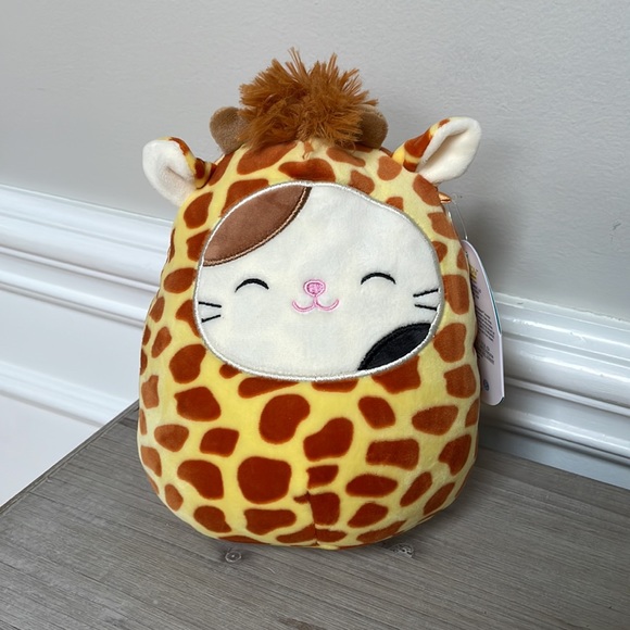 Squishmallows Other - 💛🦒 Cam the Cat in a Giraffe Costume